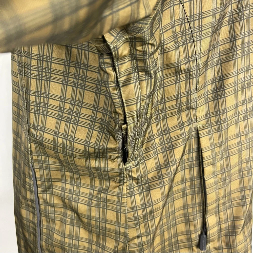 Women’s Bontrager Commuting Shell Rain Jacket,‎ Olive/Black Plaid, Size L
